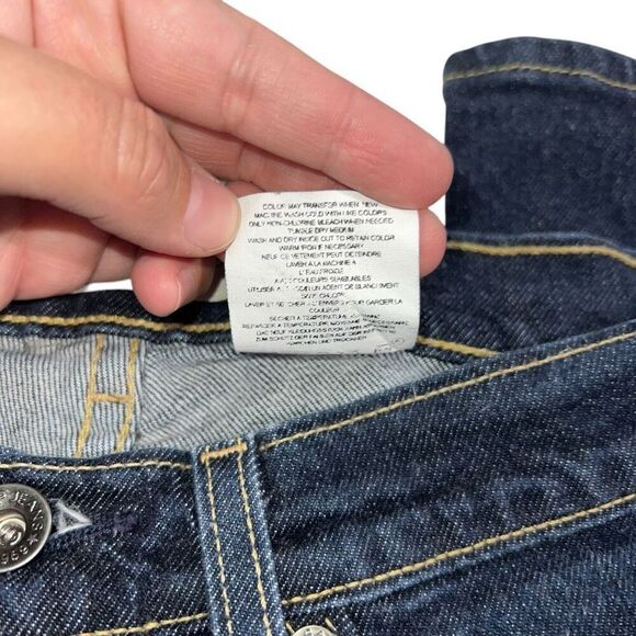 GAP Low Rise Flare Dark Wash Jeans - Size 6‎ - Picture 4 of 8